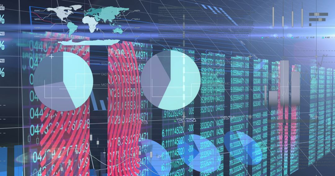 Futuristic Biometric and Data Analytics Technology Concept