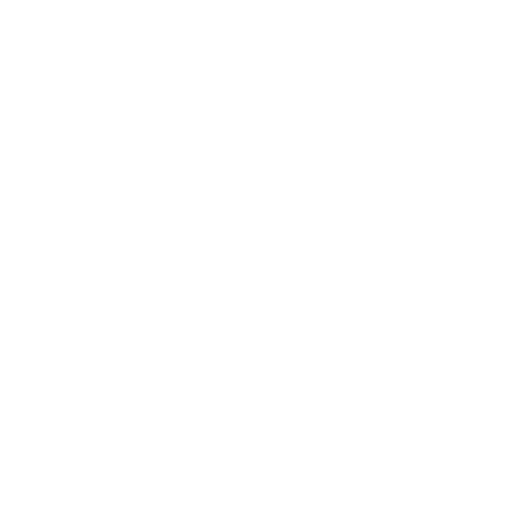 Transparent White Clock Icon on Clear Background