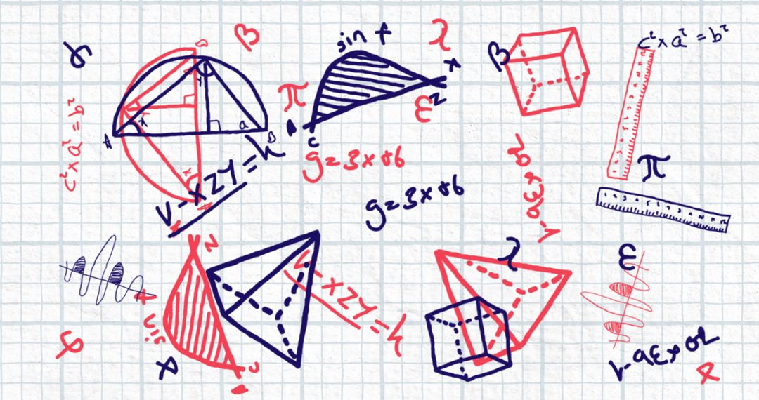 Illustrative Math Equations and Geometry on Graph Paper