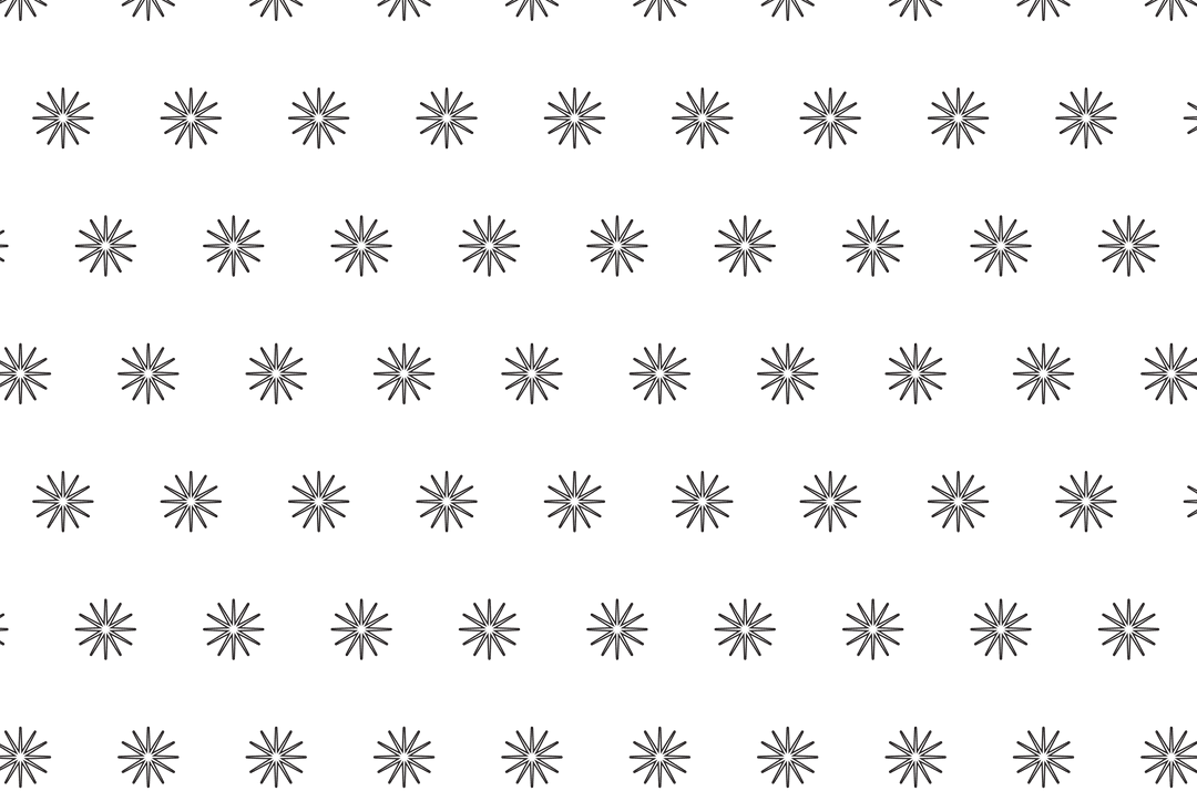 Flower Shapes Pattern on Transparent Background for Designs