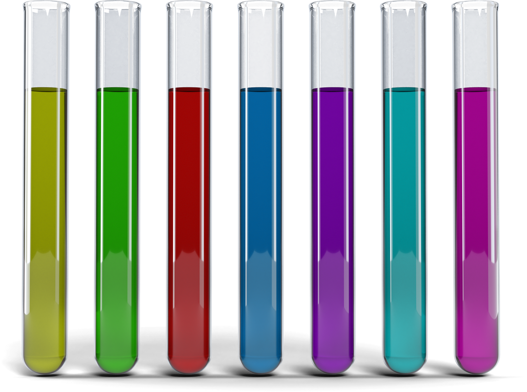 Transparent Test Tubes with Various Colored Solutions in Laboratory - Download Free Stock Images Pikwizard.com