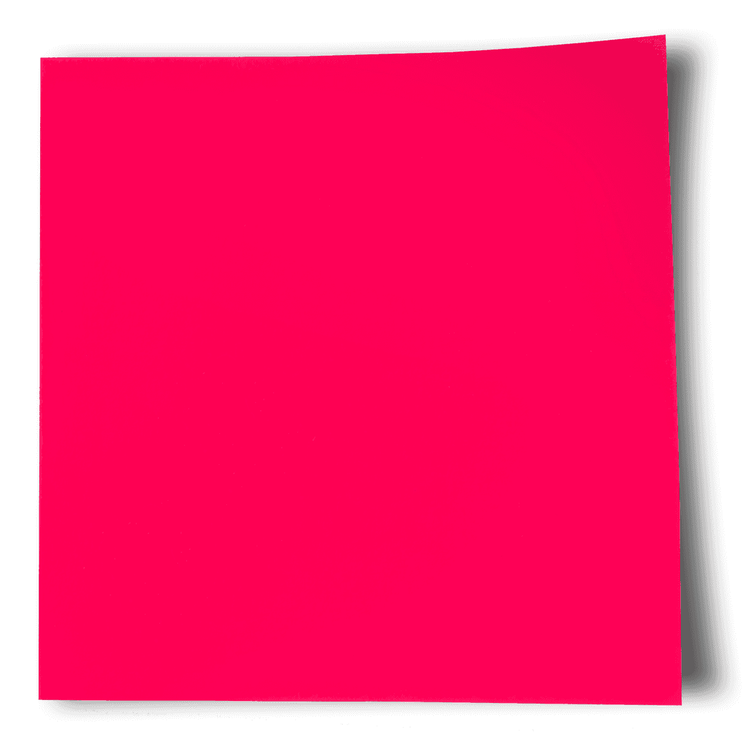 Bold Red Square on Transparent Background Vector Art