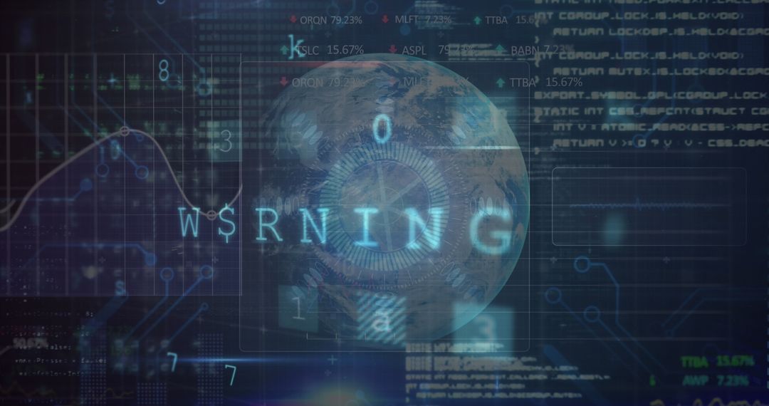 Cyber Attack Warning on Global Digital Network