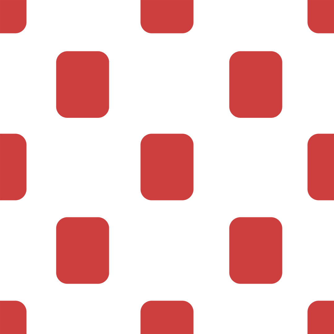 Red rectangular shapes pattern on transparent background
