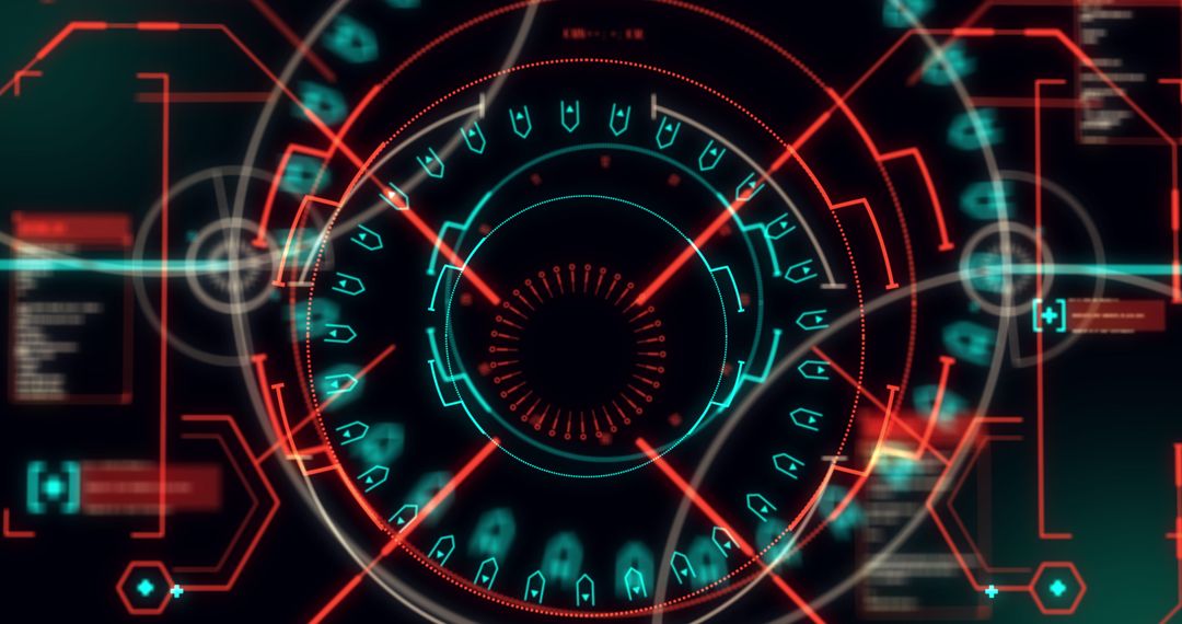 Futuristic Digital Interface Connectivity Background