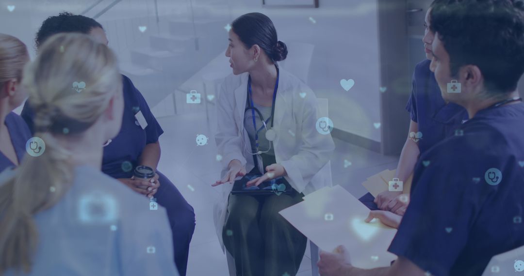 Medical Team Discussing Collaborative Healthcare Innovations