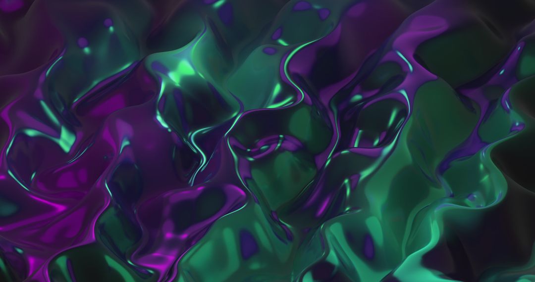 Vibrant Multicolored Flowing Liquid Forms