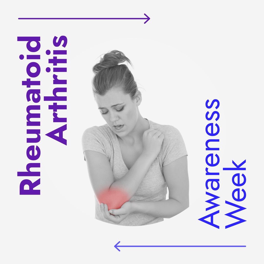 Rheumatoid Arthritis Awareness Featuring Woman in Discomfort