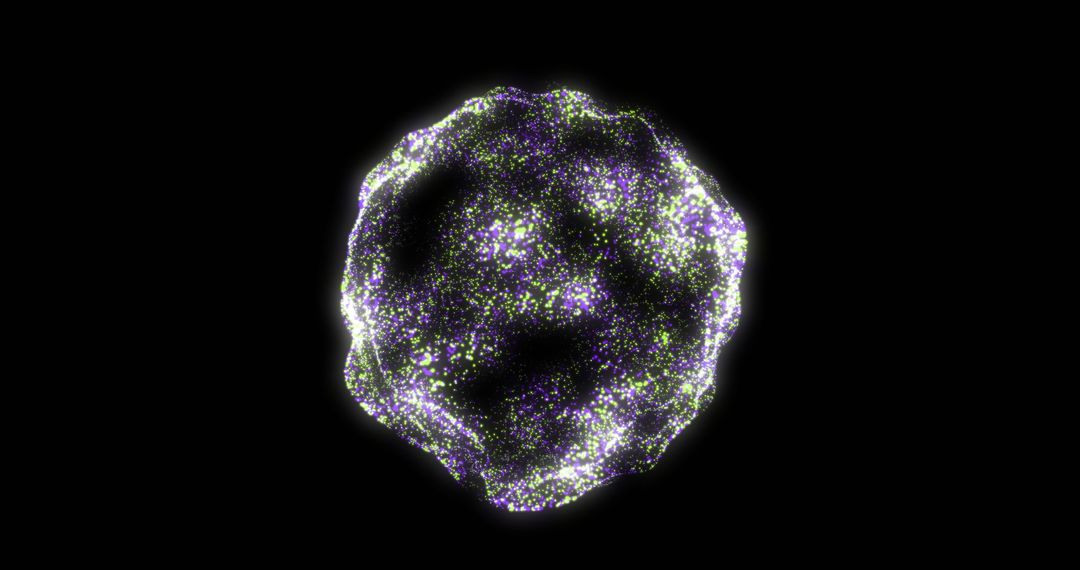 Colorful Digital Sphere Illustrating Global Connections