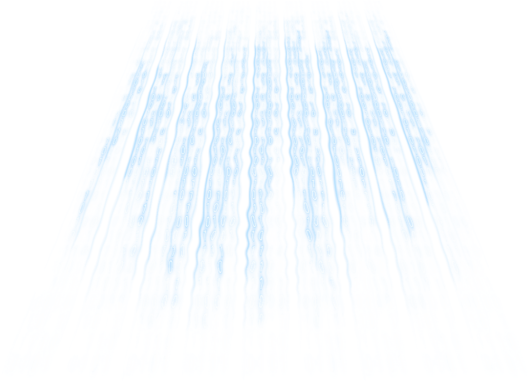 Transparent Blue Binary Code Matrix on Digital Display - Download Free Stock Images Pikwizard.com