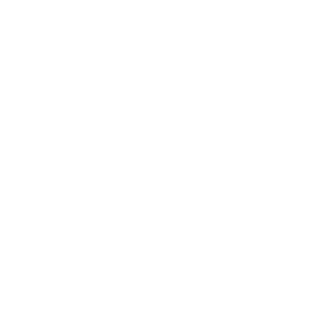 White Cross Symbol on Transparent Background