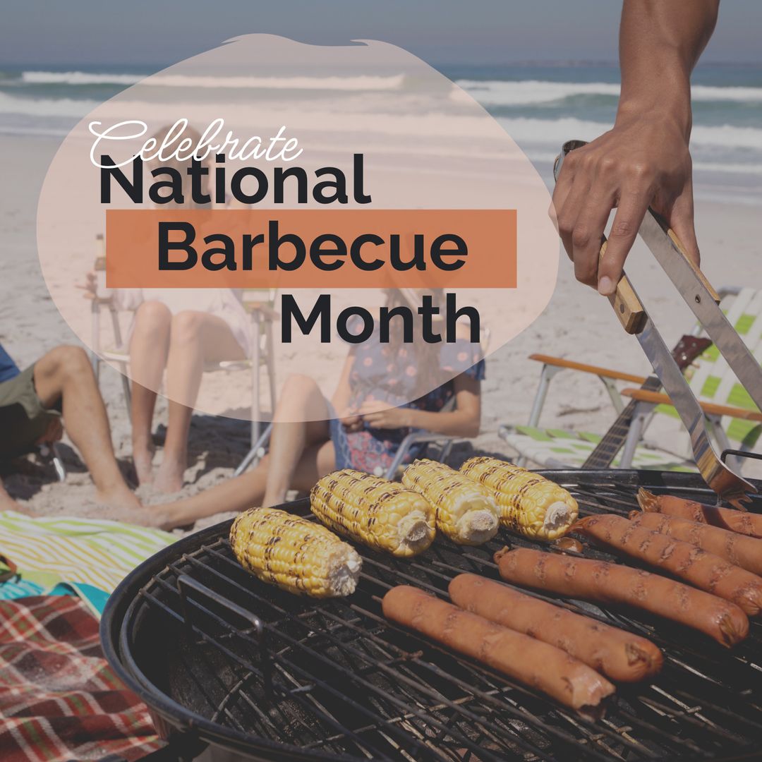 Celebrating National Barbecue Month with Family at Beach