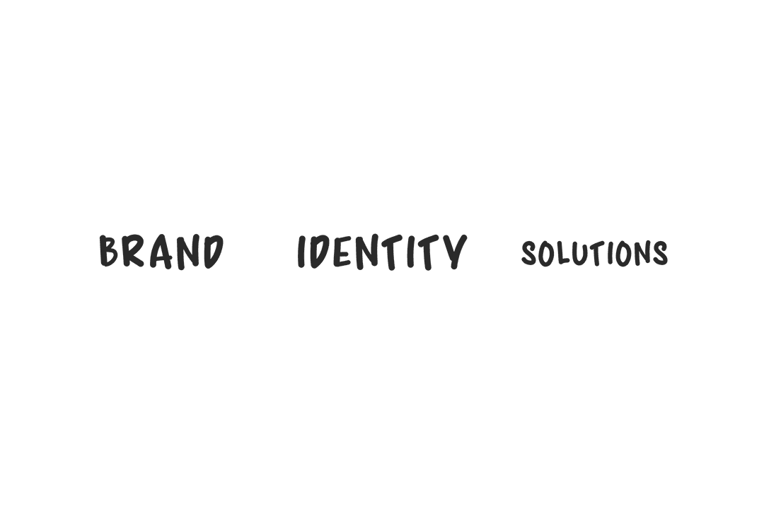 Transparent Text Concept for Brand Identity Solutions