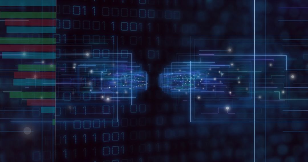 Innovative Digital Data Processing Interface Background