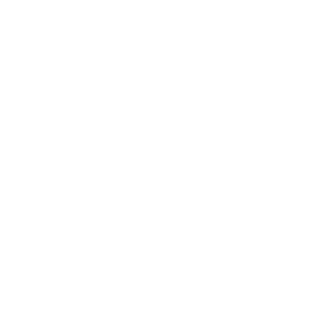 White Pattern Flower Digital Illustration on Transparent Background