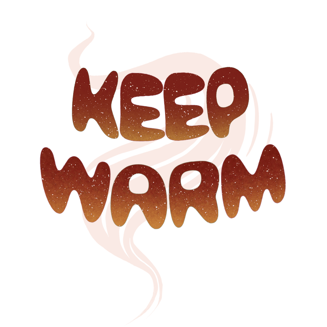 Transparent Cute Vector Design Text Motif Keep Warm