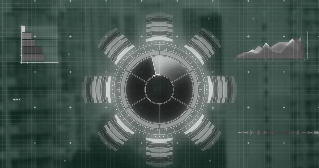 Innovative Technology Interface with Data Graphics