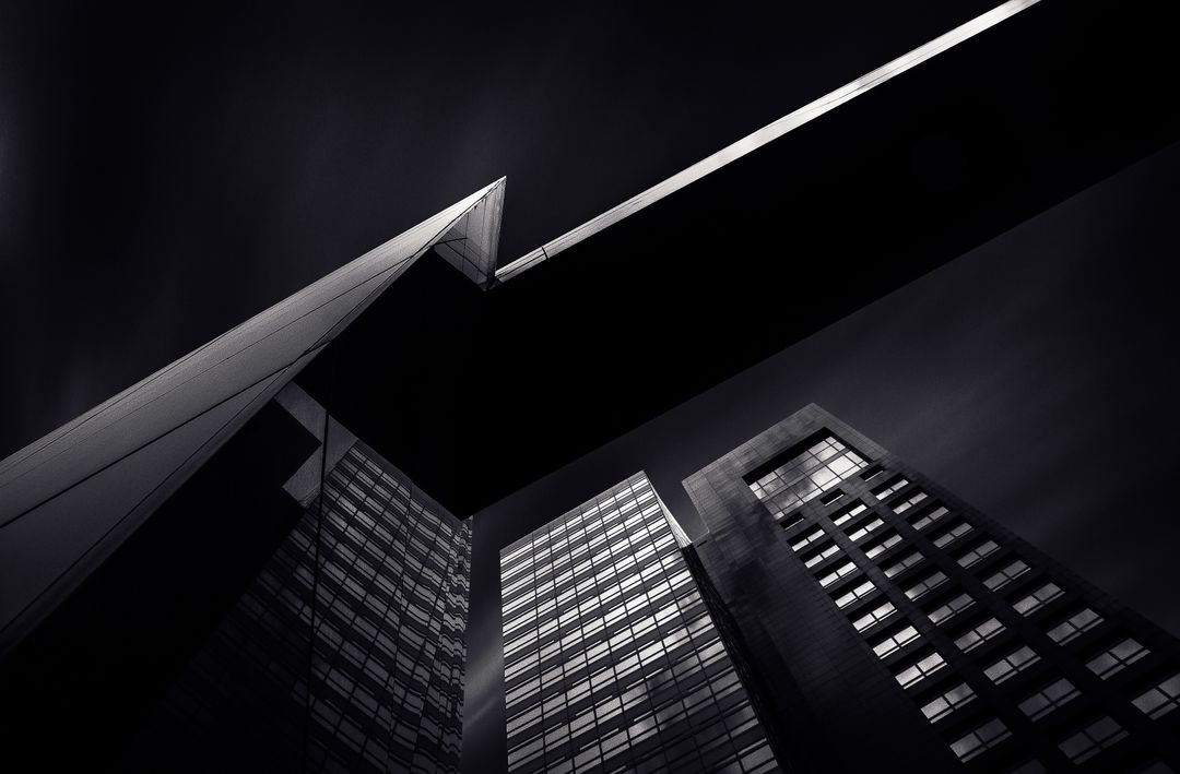 Modern Architectural Structures with Dramatic Lighting - Free Images, Stock Photos and Pictures on Pikwizard.com