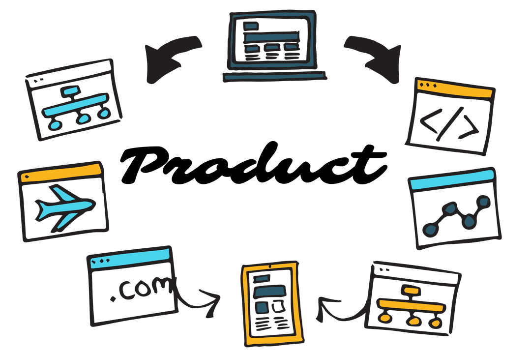 Transparent Digital Network Communication Concept Illustration