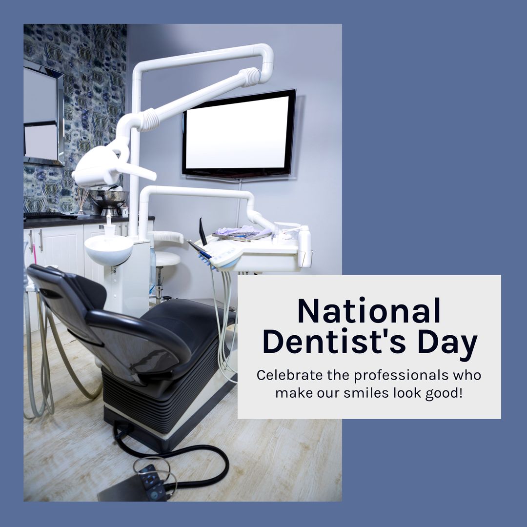 Dental Office Promotion for National Dentist’s Day - Download Free Stock Templates Pikwizard.com