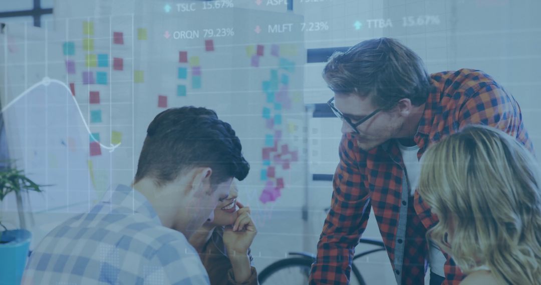 Business Team Collaborating on Digital Innovation