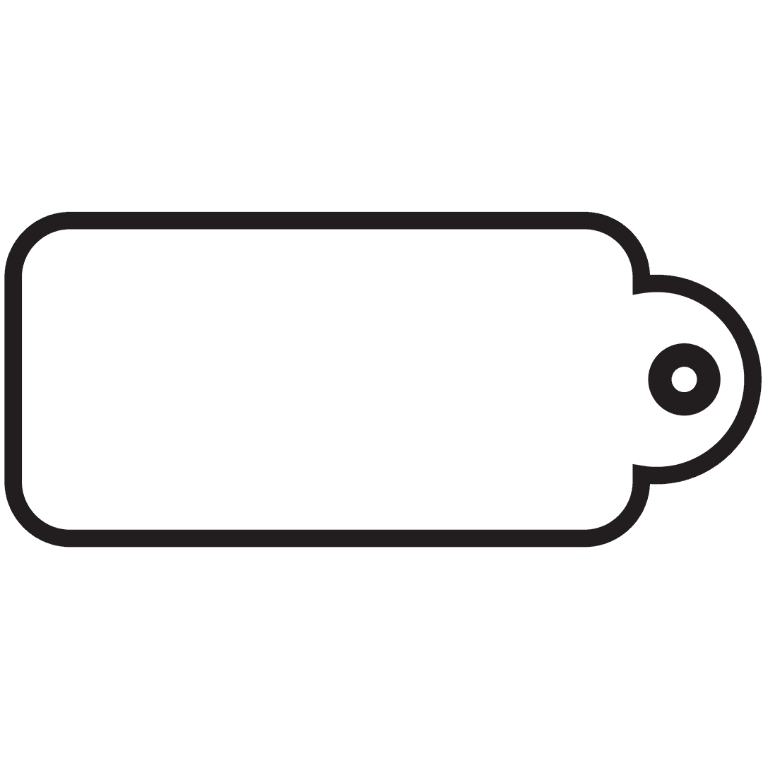 White Tag with Copy Space on Transparent Background - Download Free Stock Images Pikwizard.com