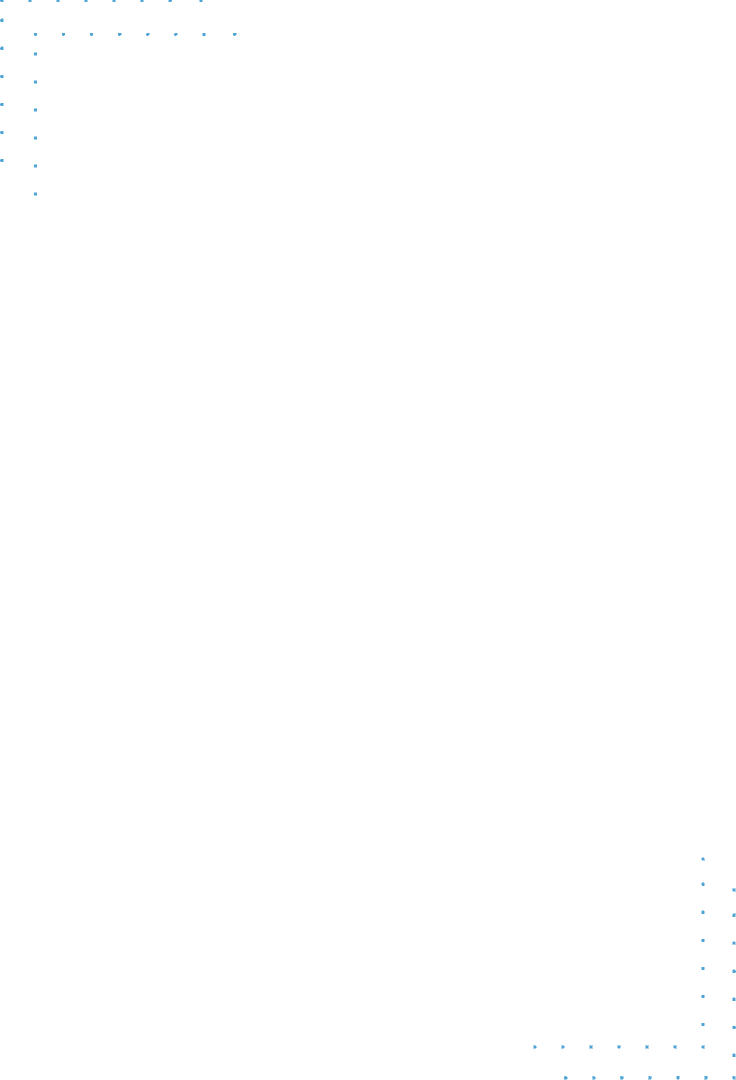 Blue Dotted Corners on Transparent Background for Modern Layout