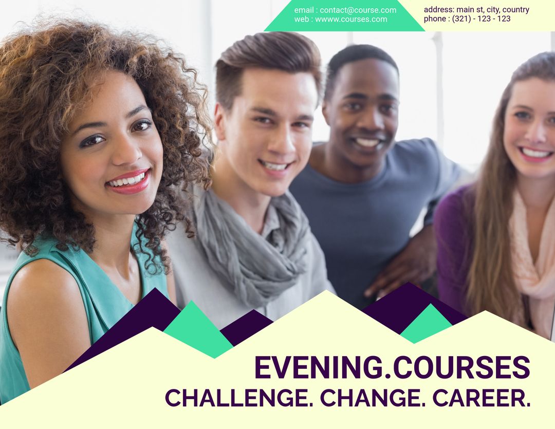 Diverse students smiling at educational workshop