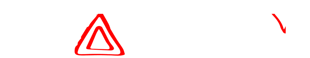 Abstract Geometric Pattern with Red Triangles on Transparent Background