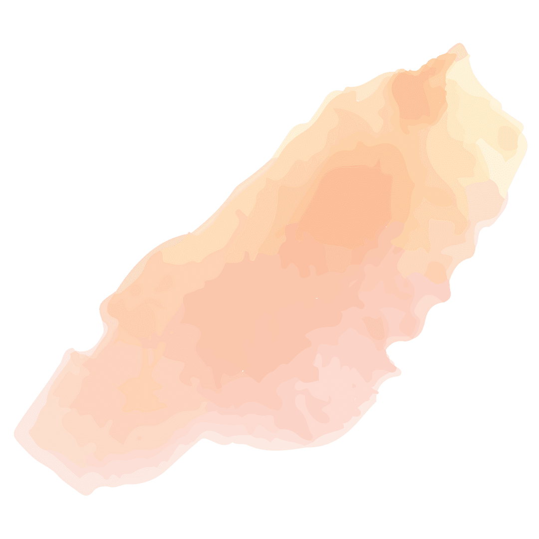 Abstract pink organic shape on transparent background