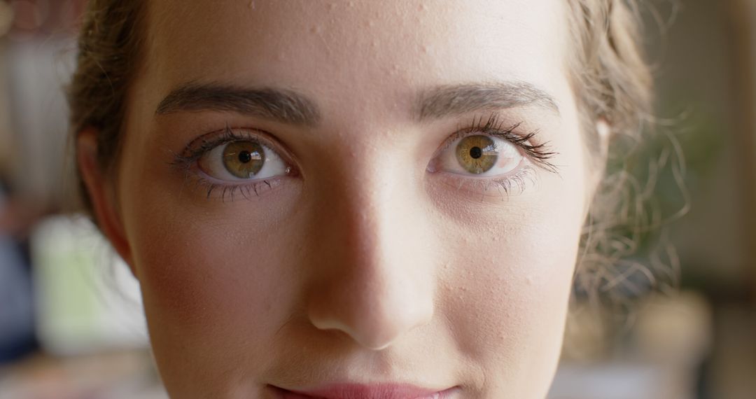 Close-up of Woman's Eyes with Natural Look - Free Images, Stock Photos and Pictures on Pikwizard.com