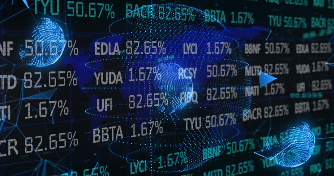Global Business and Digital Interface with Stock Data