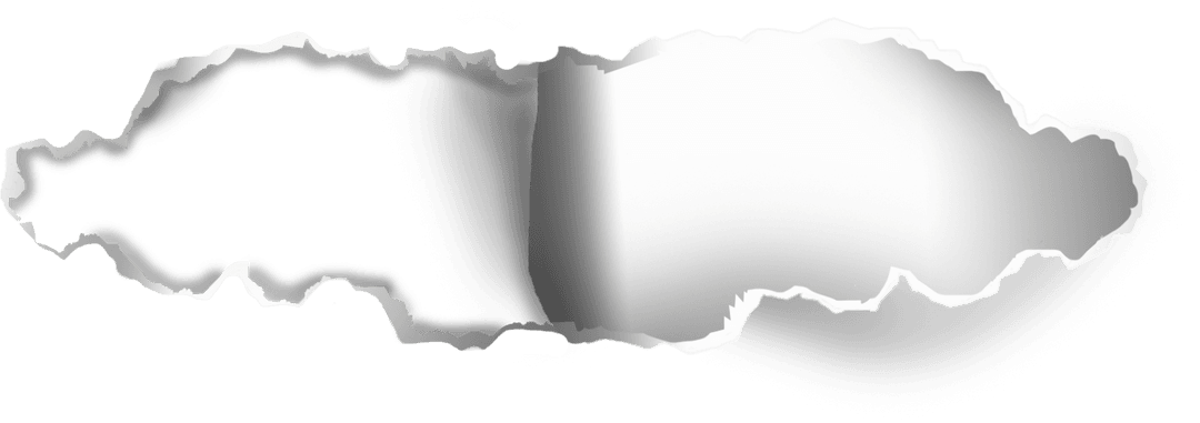 Realistic Torn Paper Edge with Transparent Background