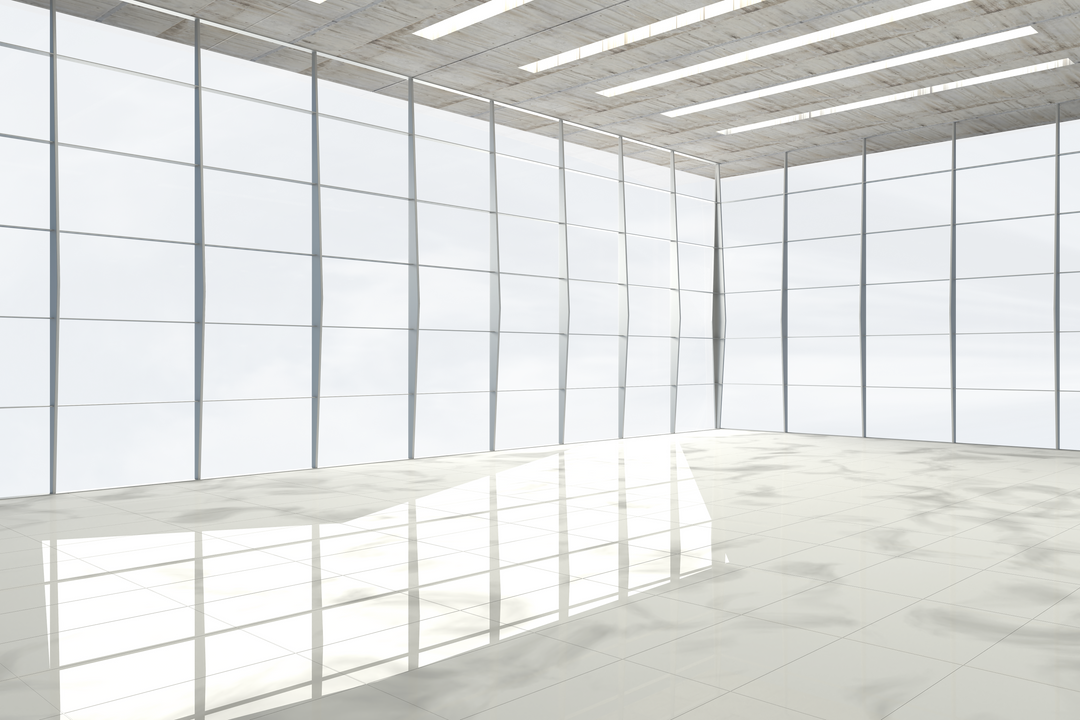 Modern Transparent Large Glass Room with Sky Reflections - Download Free Stock Images Pikwizard.com