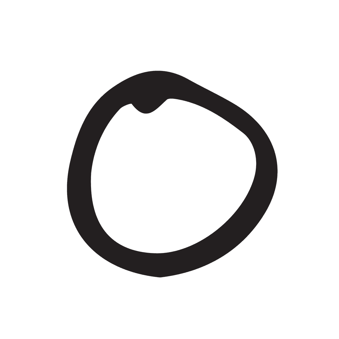 Simple Transparent Circle Outline Vector on Black Background