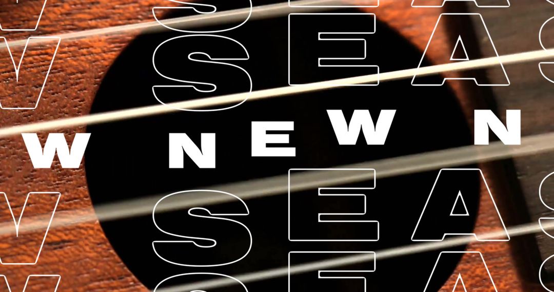 Marketing Graphic with New Text Over Guitar Image