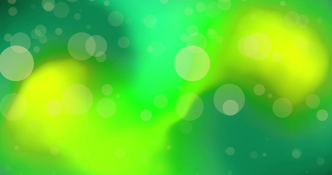 Vibrant Abstract Green and Yellow Gradient Blur with Bokeh