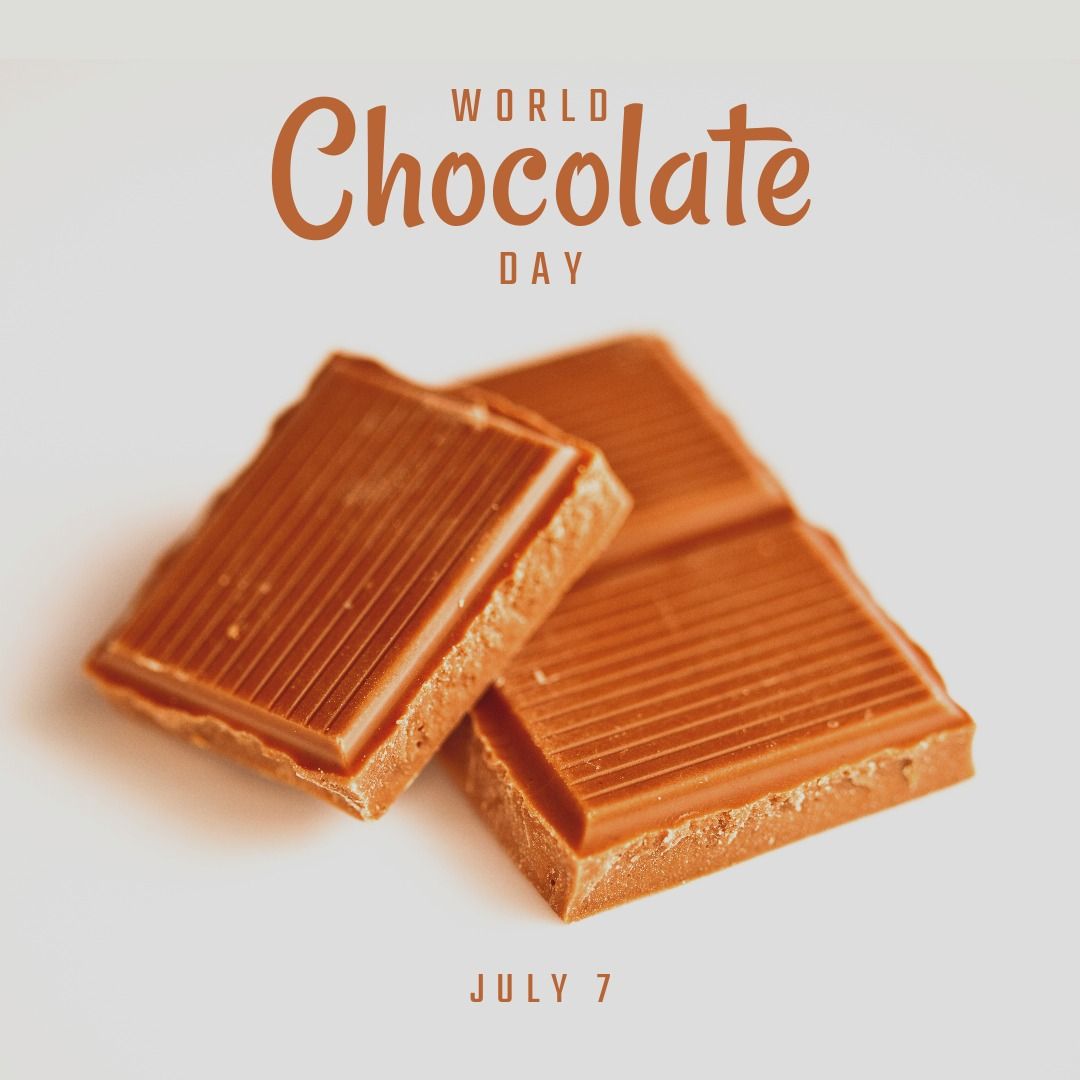 World Chocolate Day Celebrated with Fresh Milk Chocolate Bars on White Background - Download Free Stock Templates Pikwizard.com