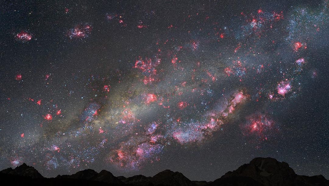 Artist's View of Star Formation in Milky Way-like Galaxy 10 Billion Years Ago - Free Images, Stock Photos and Pictures on Pikwizard.com