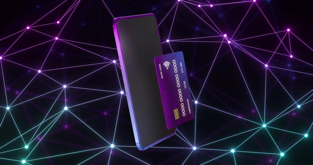 Digital Finance Concept with Smartphone and Credit Card