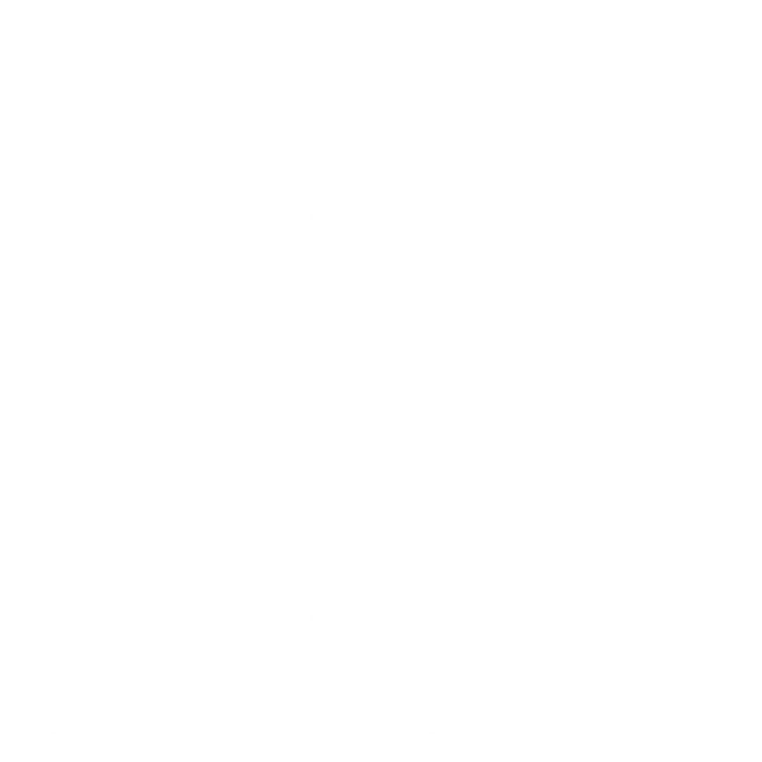 Transparent Seamless Pattern with Workshop Tool Silhouettes on Dark Background
