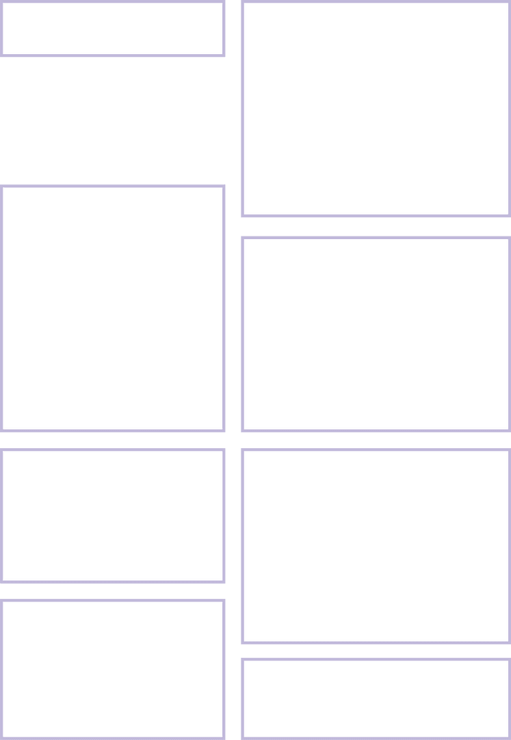 Vertical newspaper template with transparent background for layout design