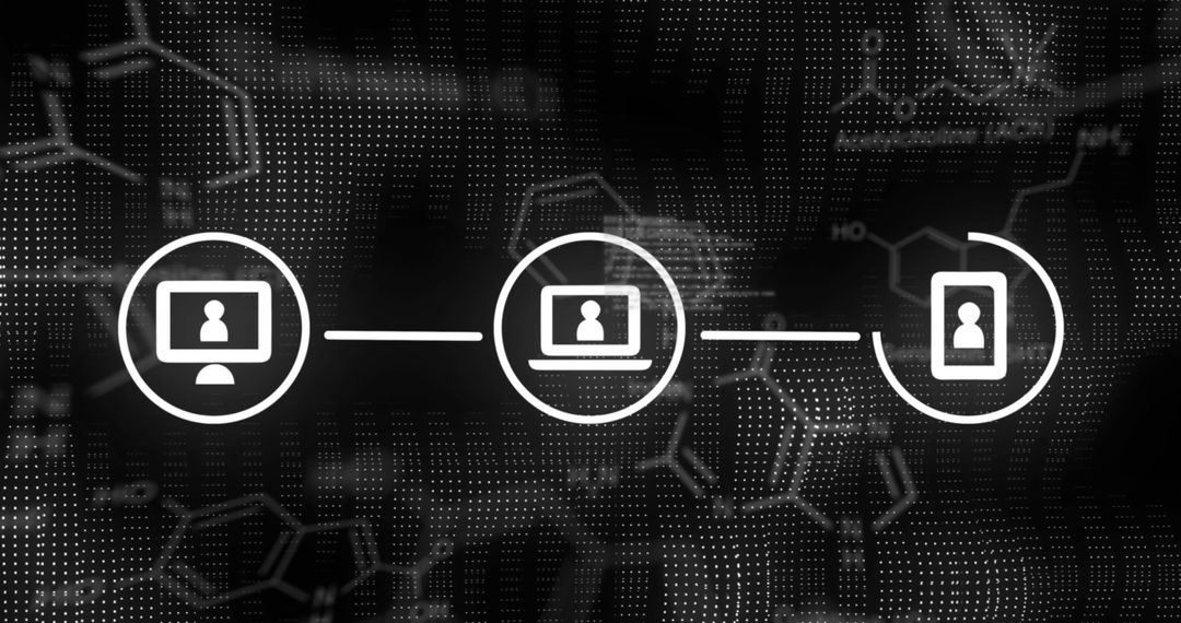 Digital Network Interface Including Social Media Connections With QR Code