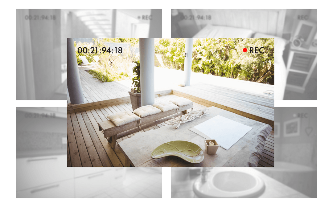 Transparent Interface View of Intelligent House Security System - Download Free Stock Images Pikwizard.com