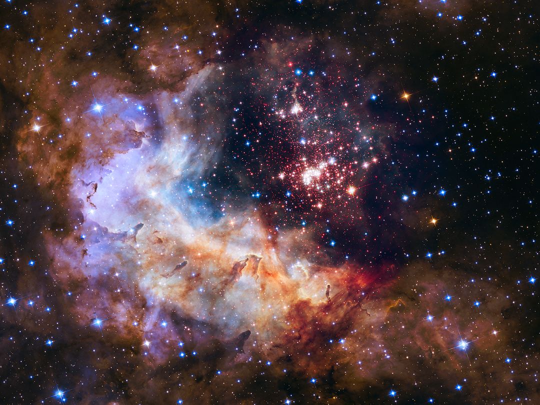 NASA Unveils Celestial Fireworks as Official Image for Hubble 25th Anniversary - Free Images, Stock Photos and Pictures on Pikwizard.com