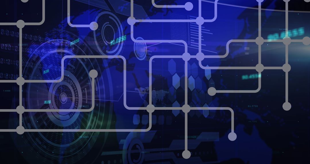 Digital Network and Global Data Connections