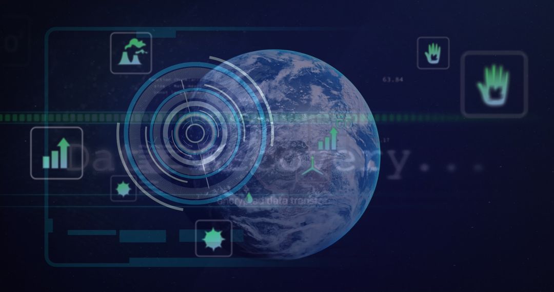 Futuristic Digital Data Processing with Earth