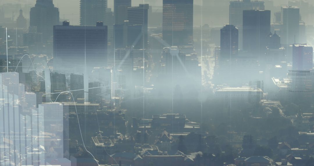 Financial Data Integrating with Modern Cityscape