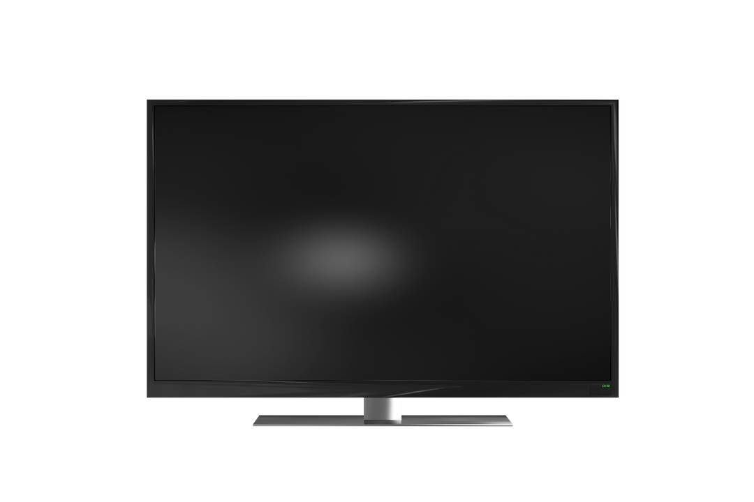 Transparent TV Set with Blank Screen on White Background - Download Free Stock Images Pikwizard.com