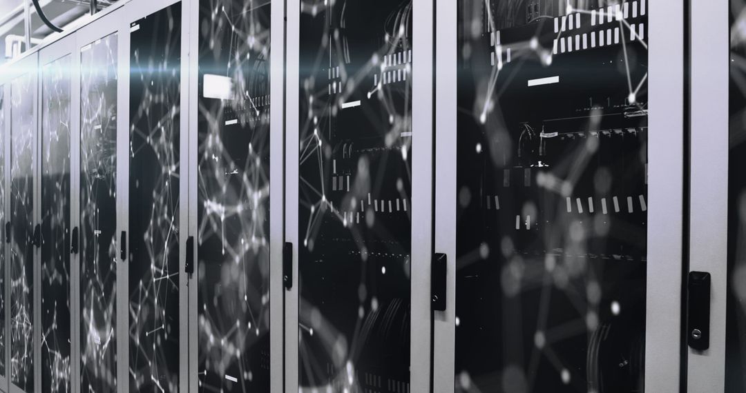 Advanced Data Network Visualization in Modern Server Room